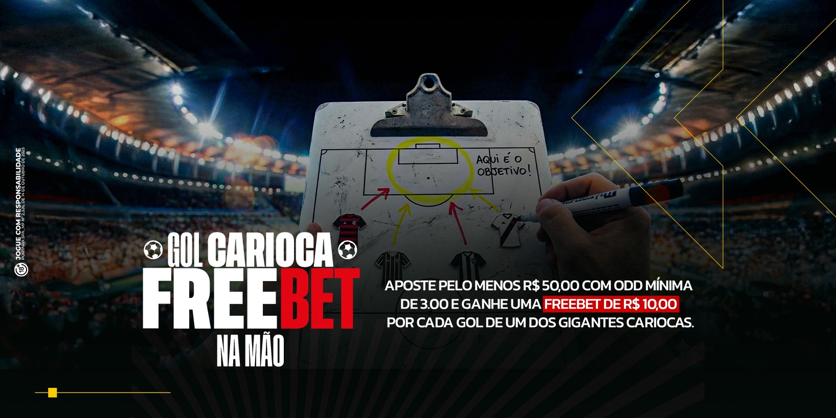 GOL CARIOCA, FREEBET NA MÃO