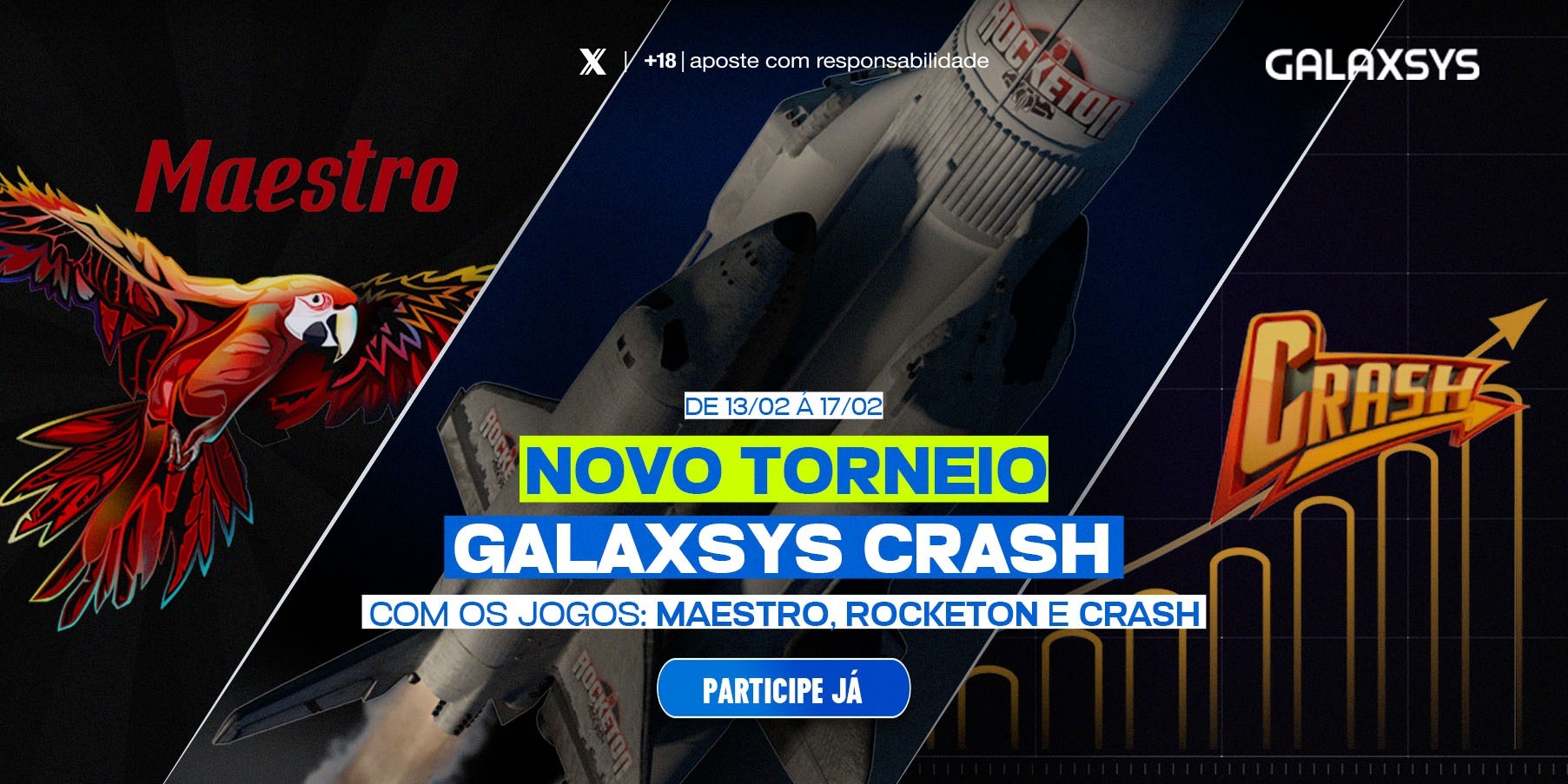 🚀 TORNEIO CRASH • GALAXSYS